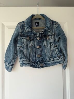GAP Kids/Baby/Toddler Blue Denim Jacket 18-24 months EUC